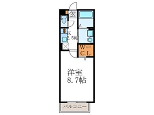 グランド－ルの物件間取画像